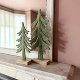 Green Felt Tree Decoration - Large