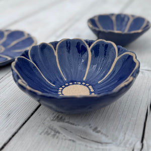 Navy Flower Bowl