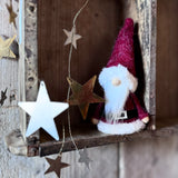 Felt Sitting Santa Decoration