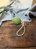 Handmade Artisanal Lime Soap on a rope