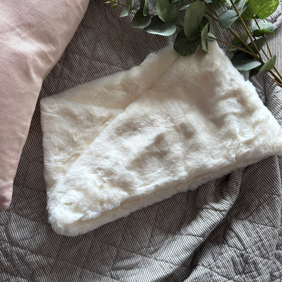 Faux Fur Snood Cream