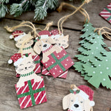 Set of 12 Christmas Dogs & Cats