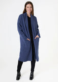 Soft Knit Roll Collar Coatigan
