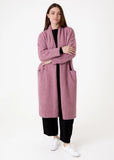 Soft Knit Roll Collar Coatigan
