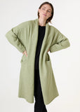 Soft Knit Roll Collar Coatigan