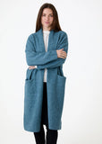 Soft Knit Roll Collar Coatigan