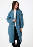 Soft Knit Roll Collar Coatigan