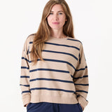 Striped Crew Neck Sweatshirt