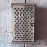 Wooden Key Box with Hearts