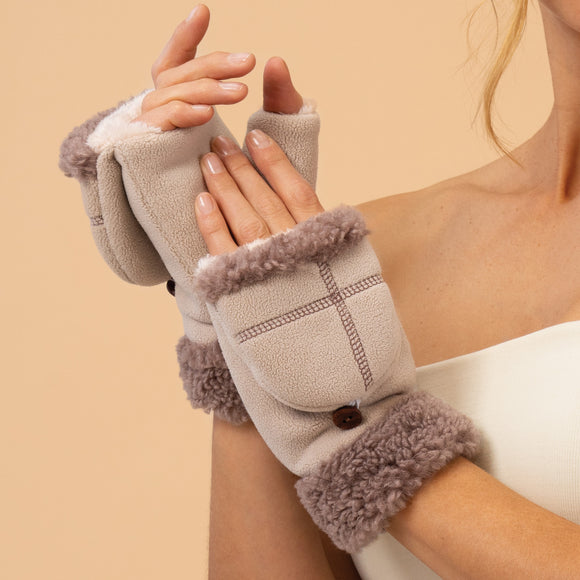 Cosy Mittens in Oat