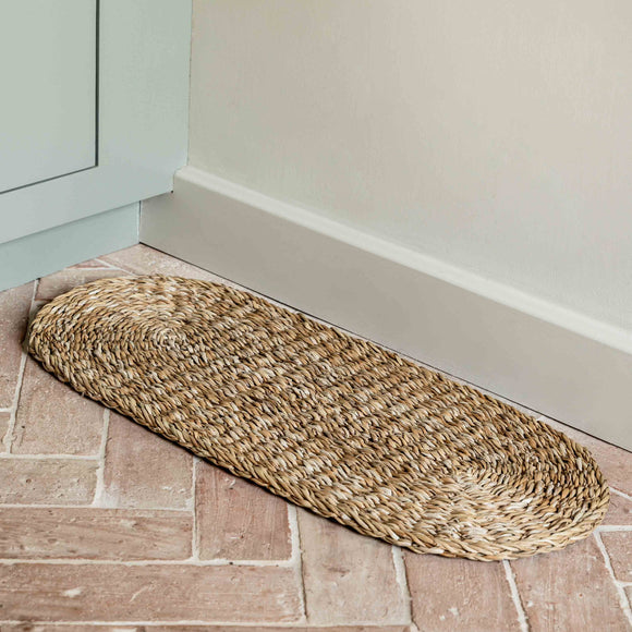 Natural Braided Oval Mat
