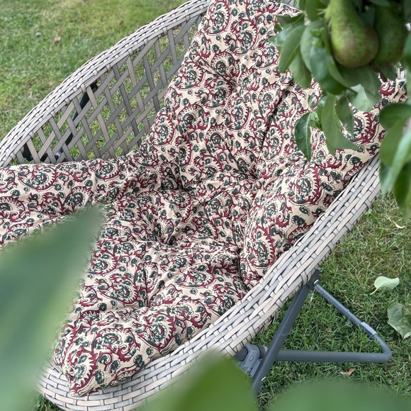 Natural, Green and Red Mattress
