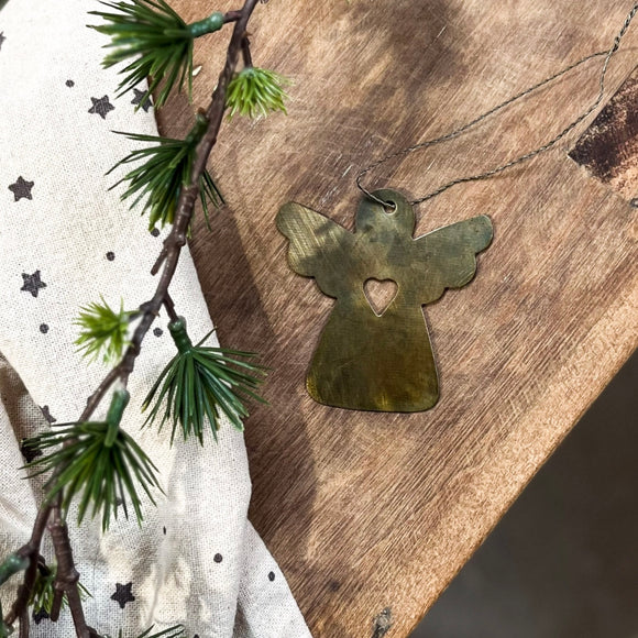 Brass Angel Tree Decoration