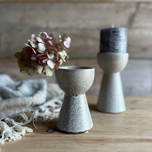 Small Ceramic Vase in Tawny