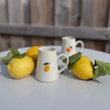 Mini Ceramic Jug with Lemon