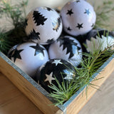 Large Papier Mache Baubles