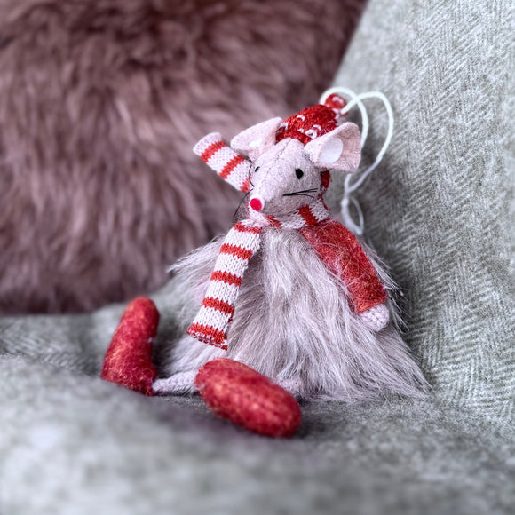 Fluffy Mouse in Dress