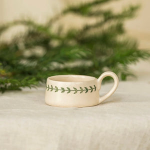 Wreath Handpainted Tealight Holder