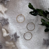 Brass Wire Circle Necklace