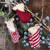 Baby Mice in Blankets