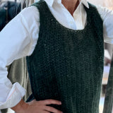 Mohair Open Knit Tank Top
