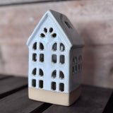 LED Ceramic House in White