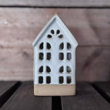 LED Ceramic House in White