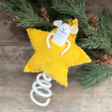 Felt Mouse Star Tree Topper