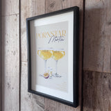 Pornstar Martini Cocktail Framed Print