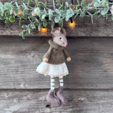 Brown Shelf Sitting Mouse