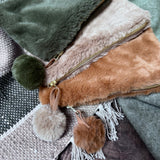 Faux Fur Make Up Bags