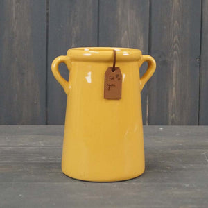 Yellow Ceramic Vase - Small
