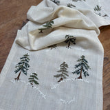 Table Runner with Festive Tree Design