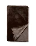 Faux Fur Throw in Coffee Bean