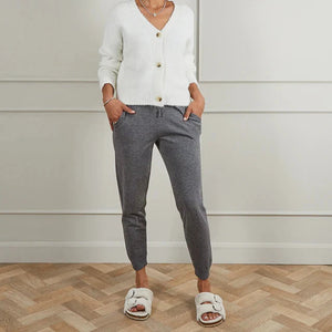 Knit Lounge Pants in Charcoal