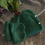 Cropped Sleeve Mohair Cardigan
