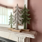 Brown Felt Tree Decoration