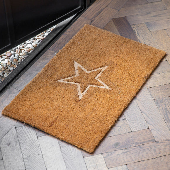 Embossed Star Doomat - Small