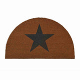 Star Half Moon Doormat