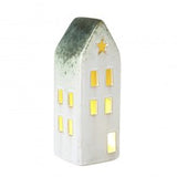 Tall Ceramic LED House