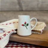 Mini Ceramic Jug with Strawberries