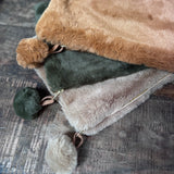 Faux Fur Toiletry Bags