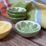 Lime Slice Ceramic Pinch Bowl