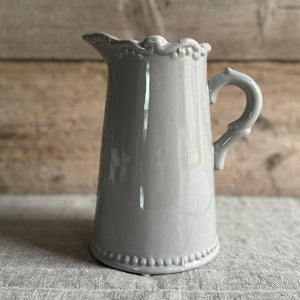 Pretty Grey Ceramic Jug