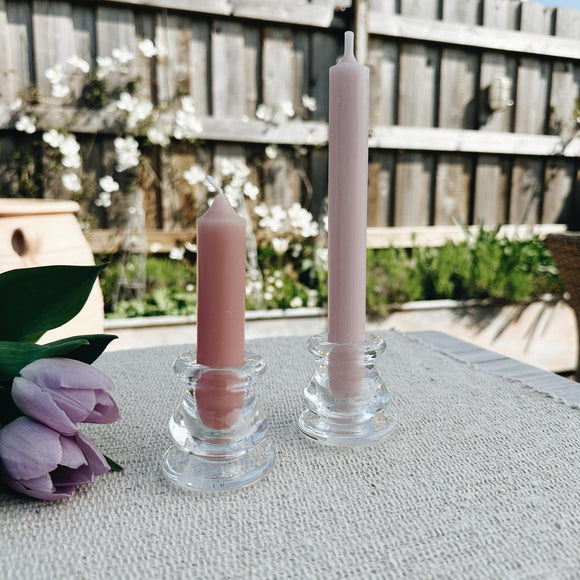 Mini Glass Candlestick