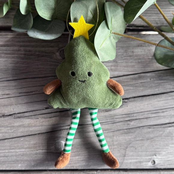 Smiling Christmas Tree Decoration