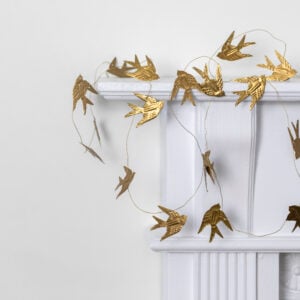 Gold Bird Garland