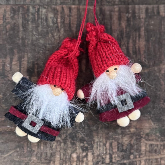 Felt Santa Tree Decorations
