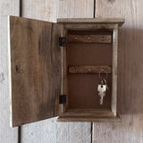 Wooden Key Box with Hearts