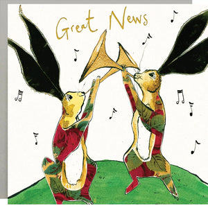 Great News Hare Card